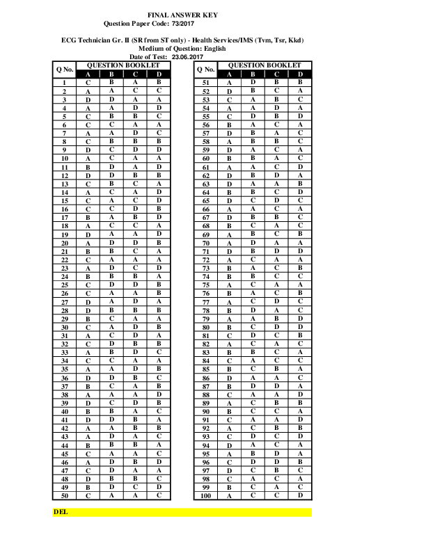 Ecg-Technician-Health-Services-Answer-Key