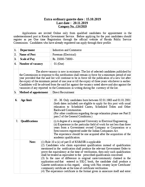 Foreman-Industries-And-Commerce-Notifications