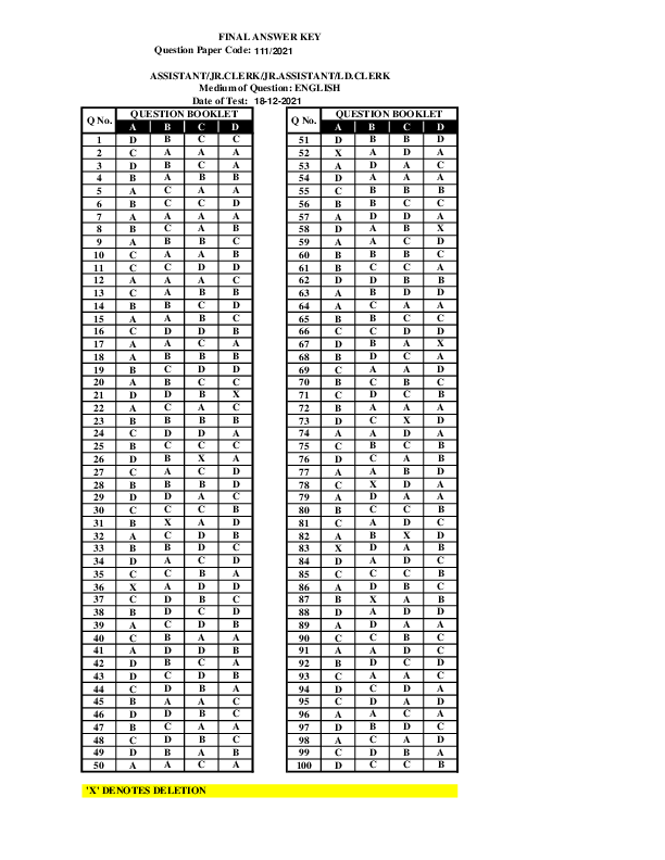 LDC-Answer-Key